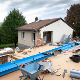 Extension de maison avec véranda-salle à manger Beausoleil